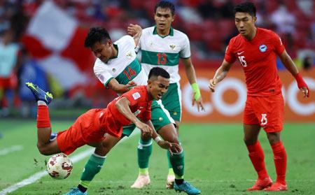 19h30 ngày 24/12, Indonesia vs Singapore: Chiếc vé đầu tiên