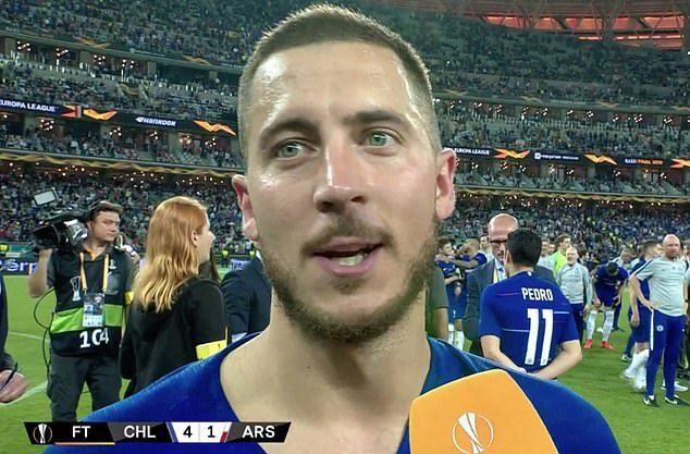 Hazard nói lời tạm biệt sau khi đưa Chelsea “lên đỉnh”