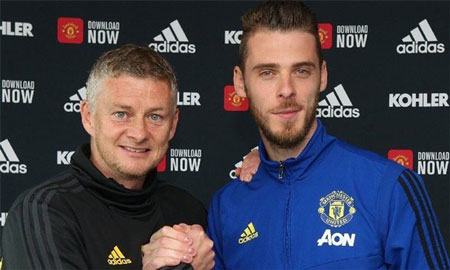 De Gea ở lại Man Utd đến năm 2023