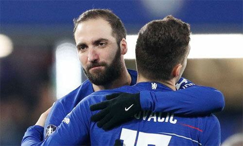 Chelsea trả Higuain về Juventus