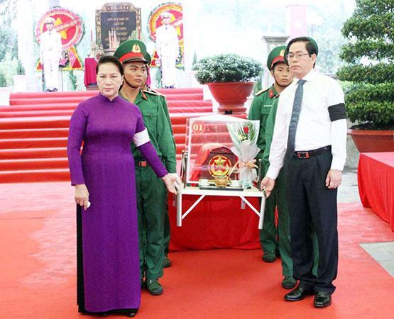 Truy điệu và an táng 245 hài cốt liệt sĩ