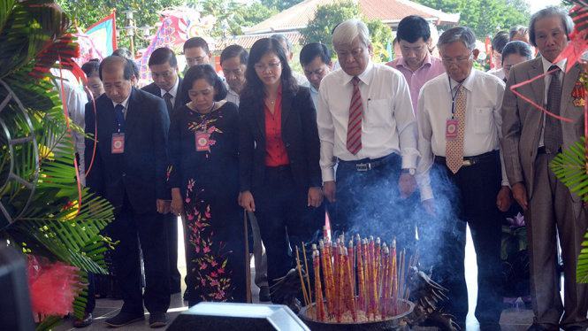 Tổ chức lễ giỗ cụ Phó bảng Nguyễn Sinh Sắc