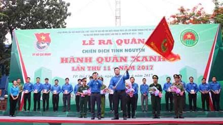 20.000 chiến sĩ TPHCM tham gia chiến dịch Hành quân xanh 2017