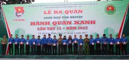 20.000 chiến sĩ TPHCM tham gia chiến dịch Hành quân xanh 2017 ảnh 1