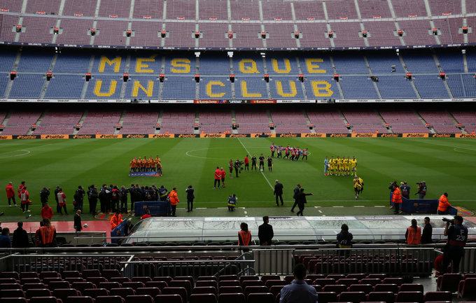 Barca phải đá trên sân Nou Camp không khán giả