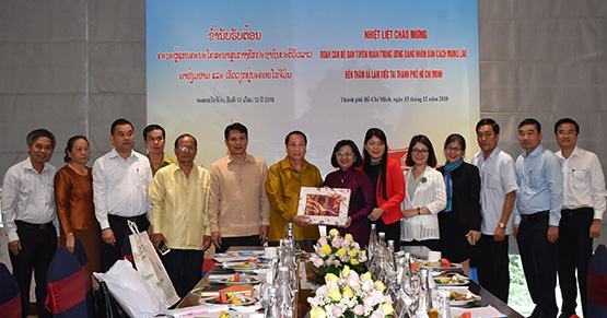 TP.HCM: Chia sẻ thông tin tuyên giáo với Lào