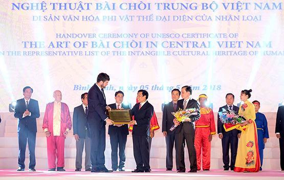 Bài chòi Trung Bộ Việt Nam là di sản văn hóa phi vật thể