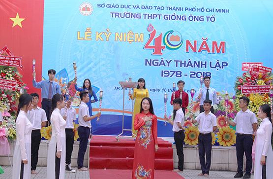 Trường THPT Giồng Ông Tố kỷ niệm 40 năm