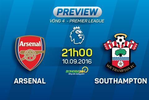 21h ngày 10/9, Arsenal vs Southampton: Hiệu ứng từ những họng pháo mới