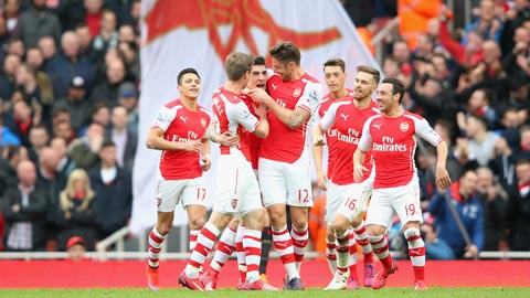 21h00 ngày 22/10, Arsenal vs M’brough: Kéo pháo lên đỉnh