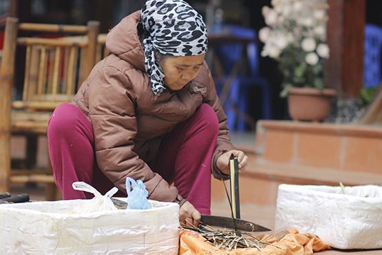 Thu về nhớ cơm lam Tây Bắc