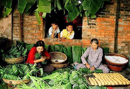 Làm sao giúp trẻ thích về quê đón Tết cổ truyền