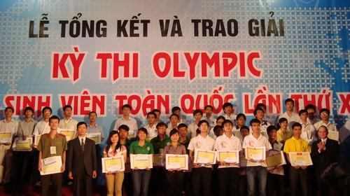 285 SV đoạt giải kỳ thi Olympic toán sinh viên toàn quốc