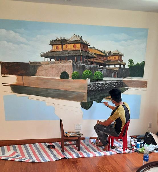 Người “thổi hồn” vào những bức tường