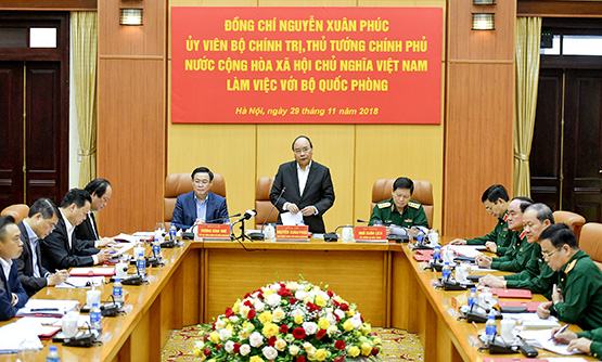 Thủ tướng Nguyễn Xuân Phúc: Lực lượng quân đội phải ra sức đề cao cảnh giác