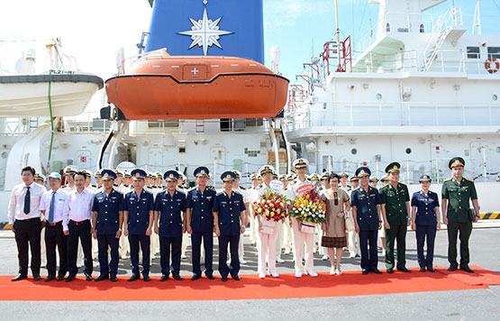 Tàu lực lượng bảo vệ bờ biển Nhật Bản thăm xã giao Đà Nẵng