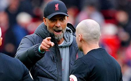 Klopp bị cấm chỉ đạo ở trận đấu với Aston Villa tuần này