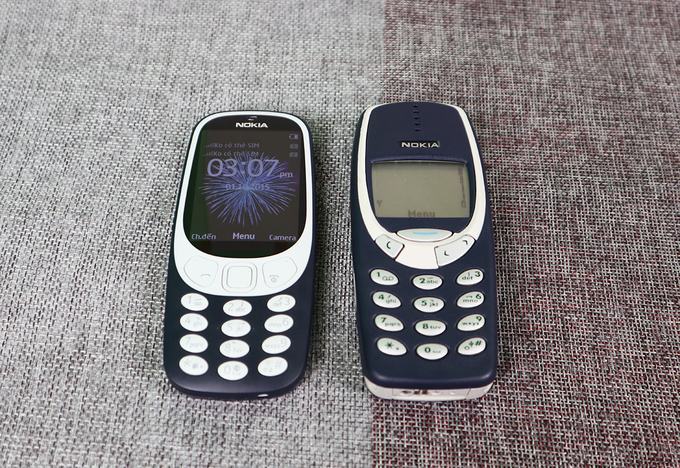 Nokia 3310 đời mới đọ dáng phiên bản năm 2000