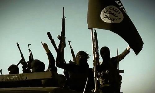 IS từng kiểm soát khu vực rộng lớn ở Iraq và Syria. Ảnh: Sun.