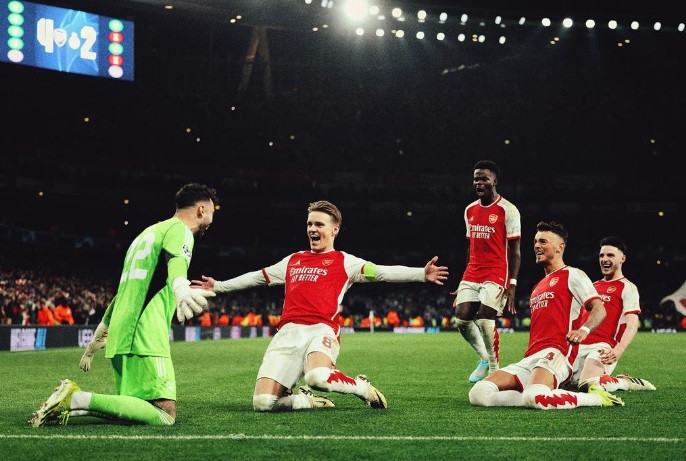 David Ray tiếc chỉ cản được… 2 quả 11m Arsenal 4-2 Porto luân lưu