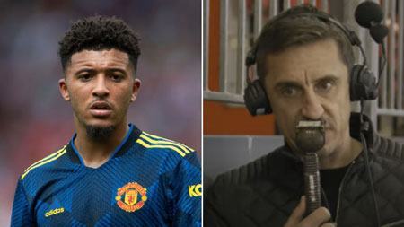 Gary Neville thừa nhận một sự thật về Jadon Sancho