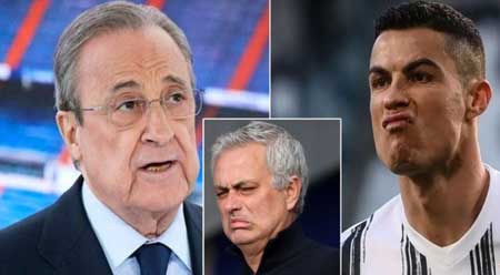 Chủ tịch Real Madrid lộ phát ngôn sốc, chửi Ronaldo và Mourinho