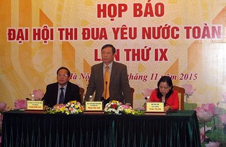 Khai mạc Đại hội Thi đua yêu nước toàn quốc