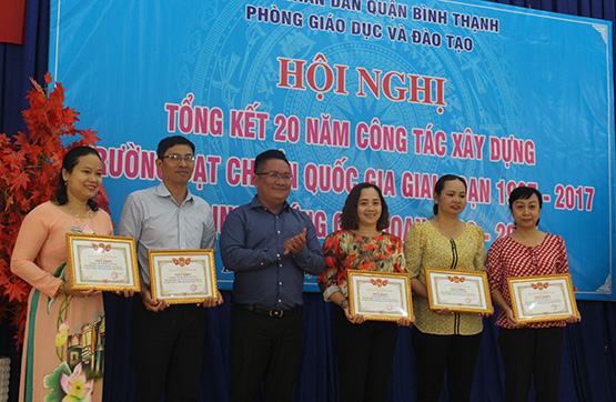 Q.Bình Thạnh: 7 trường đạt chuẩn quốc gia