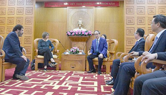 Bí thư Thành ủy TP.HCM tiếp Đại sứ Hà Lan