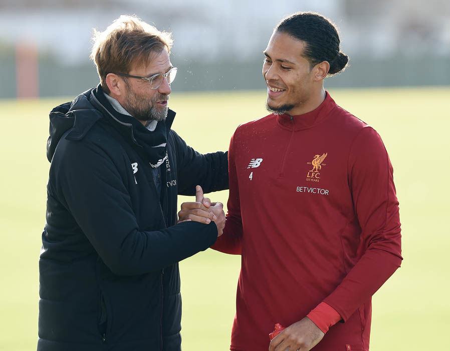 Image result for klopp and van dijk