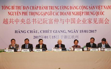 Hoan nghênh các doanh nghiệp Trung Quốc đầu tư vào Việt Nam