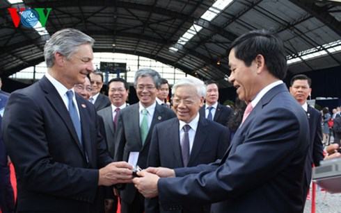 Tổng Bí thư mong muốn Hoa Kỳ mở rộng thị trường cho hàng hóa Việt Nam