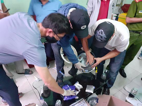 Bắt đối tượng vận chuyển ketamin và ma túy tổng hợp