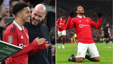 Erik ten Hag nói về sự trở lại của Sancho và dự đoán về Martial