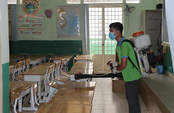 Chuẩn bị đón học sinh trở lại trường