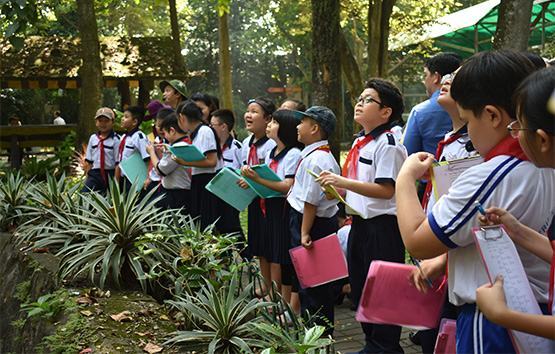 Đem “tiết học ngoài trời” tới HS tiểu học