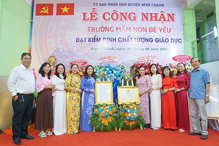 Trường Mầm non Bé Yêu – huyện Bình Chánh: Ngôi trường của những đứa trẻ hạnh phúc!