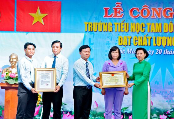 Trường Tiểu học Tam Đông 2 (huyện Hóc Môn): Hướng học sinh tới sự phát triển toàn diện