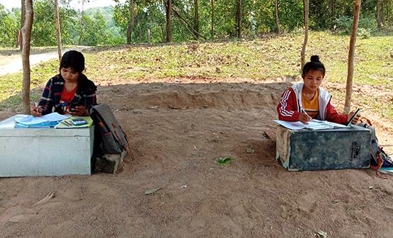 Lên đồi đón “sóng”… học online