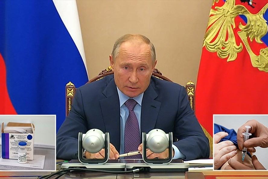 Ông Putin phát lệnh tiêm vaccine COVID-19 diện rộng ở Nga