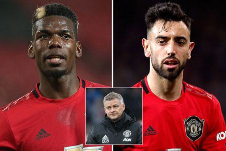 MU lo lắng: Pogba kìm hãm Bruno Fernandes