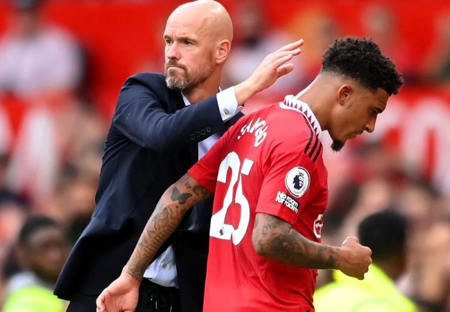 MU ủng hộ Erik ten Hag mạnh tay Jadon Sancho dám ‘gây rối’