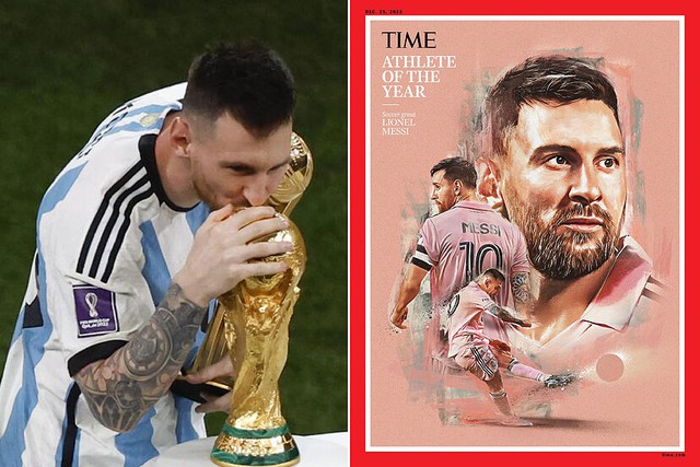 Messi trở thành cầu thủ bóng đá đầu tiên được tạp chí Time vinh danh