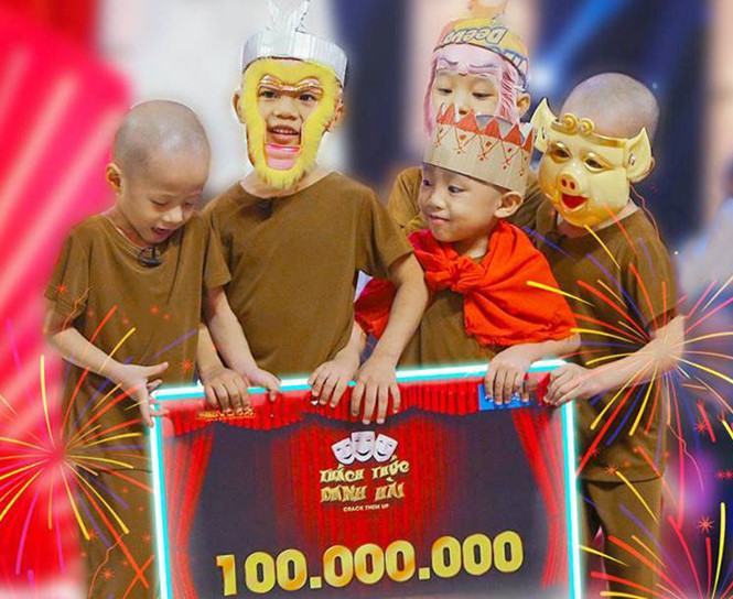 5 chú tiểu ẵm 100 triệu đồng nhanh nhất trong lịch sử Thách thức danh hài