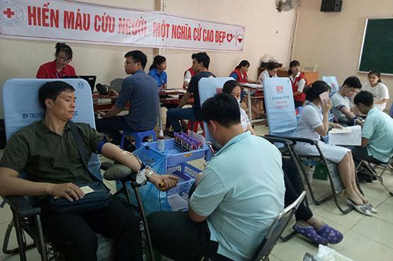 BV Q.Thủ Đức: Vận động 320 người hiến 100.000ml máu