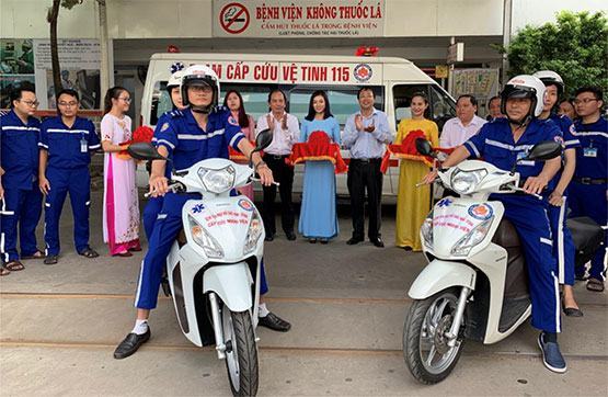 Tiếp tục đưa xe cấp cứu 2 bánh vào hoạt động