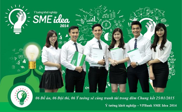 6 đề án lọt vào vòng chung kết “Ý tưởng khởi nghiệp – VPBank SME Idea 2014”