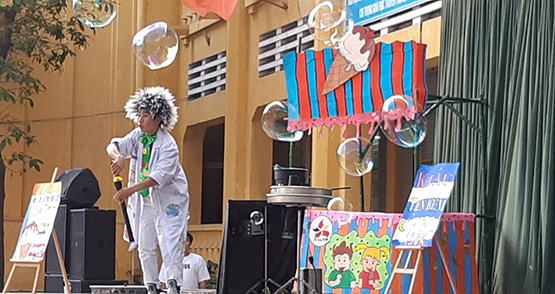 Sáng tác nhạc ráp để học… hóa học