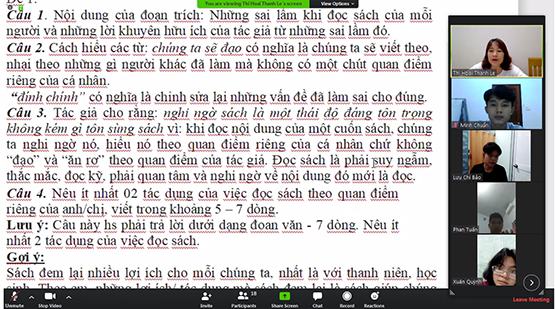 Tiếp tục đổi mới đề thi