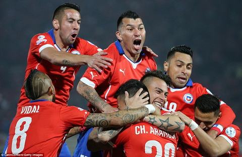 6h30 ngày 25/6 Chile vs Uruguay (Tứ kết Copa America 2015): Phế truất nhà vô địch?